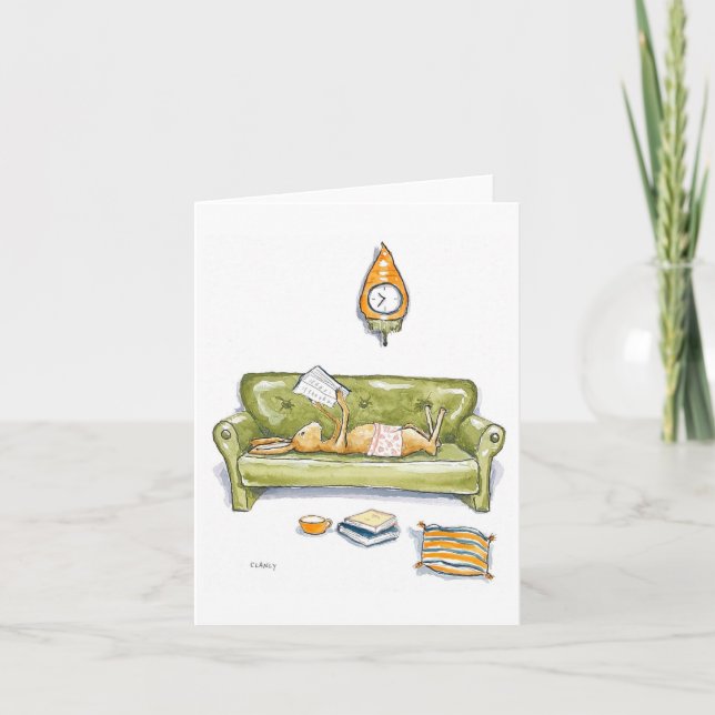 Komfortables Haus Karte (Vorderseite)