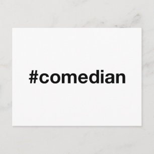KOMIKER Hashtag Postkarte