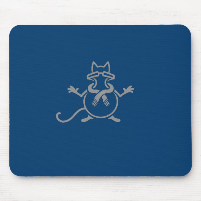 Komiker Katze Mousepad (Vorne)