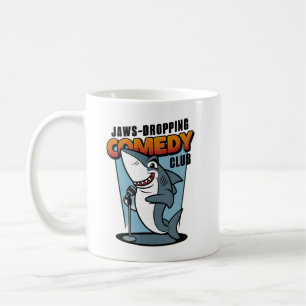 Komiker Shark im Jaws Dropping Comedy Club Kaffeetasse