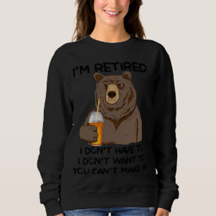 komisch, dass ich müde bin, ich Woll nicht, dass d Sweatshirt