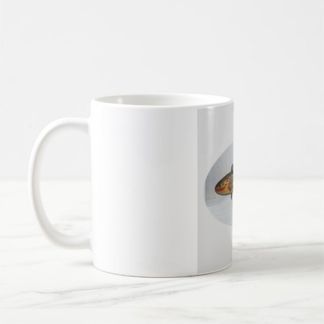 Komisch gestalteter Fischbecher Kaffeetasse (Links)