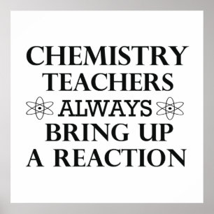 komische Chemie Poster