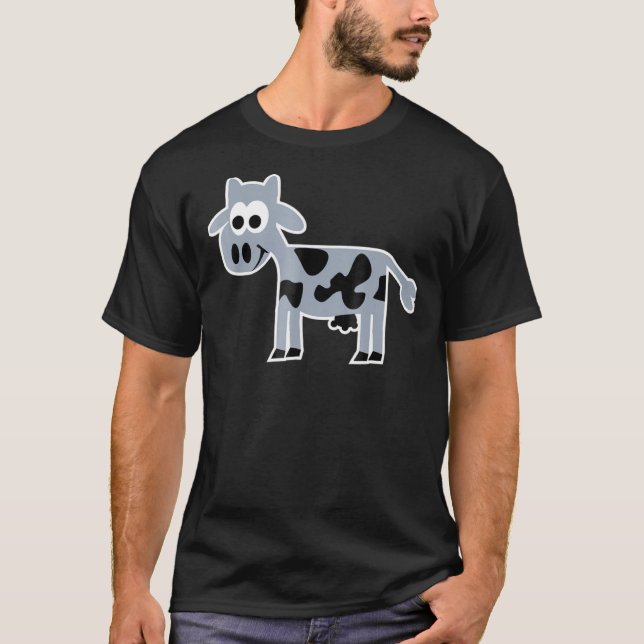 Komische Kuh T-Shirt (Vorderseite)