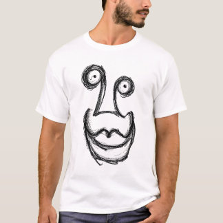 Komisches düsteres albernes Gesicht T-Shirt