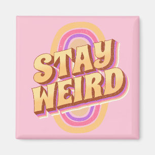 Komisches Retrodesign bleibe Magnet