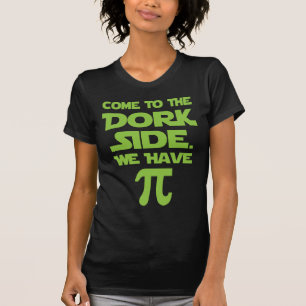 Komm auf die Depp Seite. Wir haben Pi (Kuchen). T-Shirt