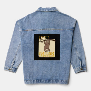 Komm auf die Faultier-Seite T-Shirt - Lustiger Fau Jeansjacke