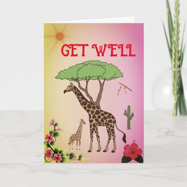 Komm bald! Wir wünschen Ihnen eine schnelle Erholu Einladung (Vorderseite)