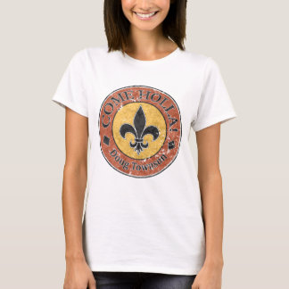 Komm, Holla! Fleur-de-lis-Circle-Logo T-Shirt