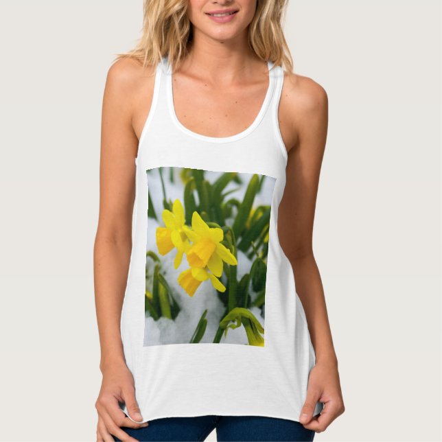 Komm im Frühjahr Tank Top (Vorderseite)