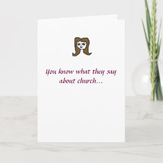 Komm in die Kirche! Karte