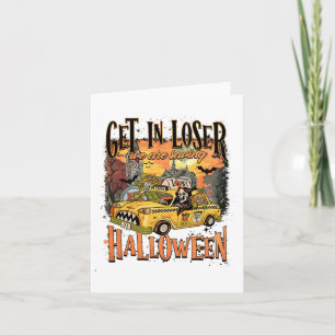 Komm in Loser, wir Rettete Halloween Spooky Skelet Karte