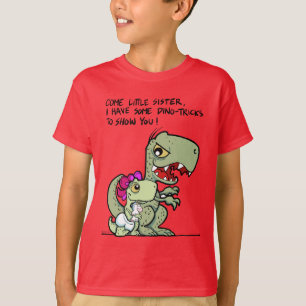 Komm kleine Schwester, ich habe ein paar Dino-Tric T-Shirt