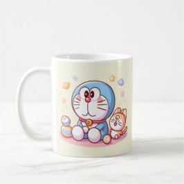 Komm Komm Katze und Doraemon Kaffeetasse