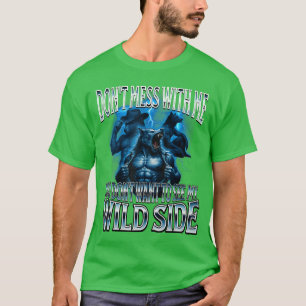 Komm mir Alpha-Männchen-Werwolf-Wolf-Meme-Klischee T-Shirt