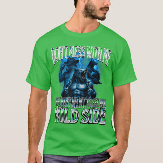 Komm mir Alpha-Männchen-Werwolf-Wolf-Meme-Klischee T-Shirt