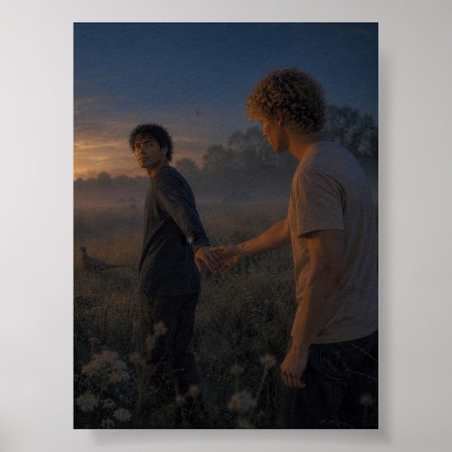Komm mit mir | Schwules Kunstprojekt Poster (Vorne)