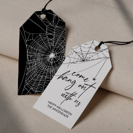 Komm mit uns Halloween-Party Geschenkanhänger