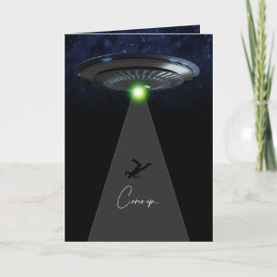 Komm rauf! feiertagskarte