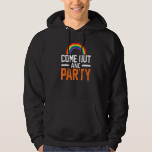 Komm raus und feiere Transgender Queer Lgbtq Liebe Hoodie