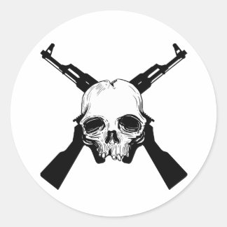 Komm und hol 'Em Runder Aufkleber