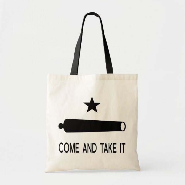 Komm und nimm es Flag ~ Texas Tragetasche (Vorne)