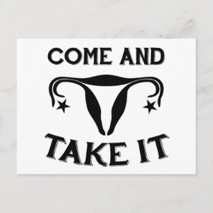 Komm und nimm es postkarte