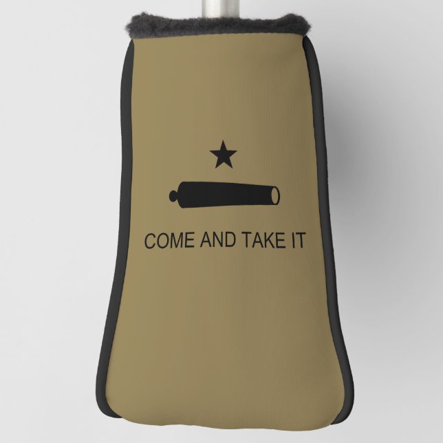 Komm und nimm es! Texas Staat Schlachtflagge Golf Headcover (Rotieren 90)