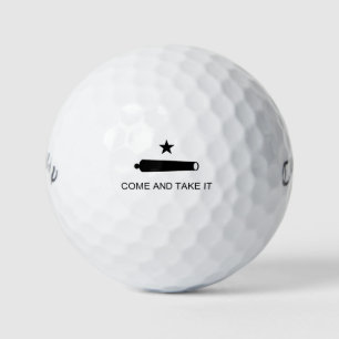 Komm und nimm es! Texas Staat Schlachtflagge Golfball