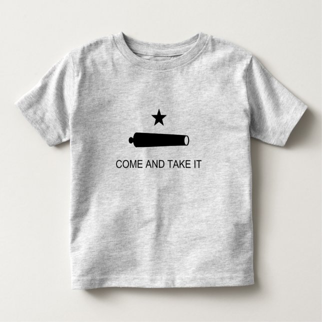 Komm und nimm es! Texas Staat Schlachtflagge Kleinkind T-shirt (Vorderseite)