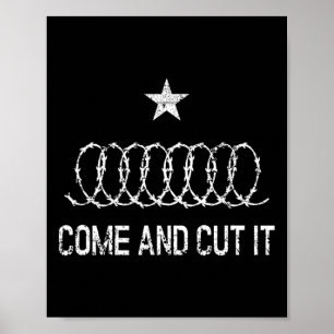 Komm und schneid es Texas konservativer Republikan Poster