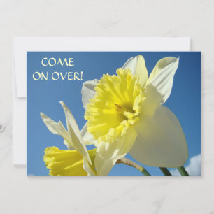 Komm vorbei! Einladungskarten Ostern Ferien