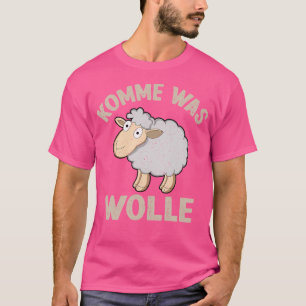 Komm, war Wolle Schafe Bauern Bauern Schafe Tiere T-Shirt