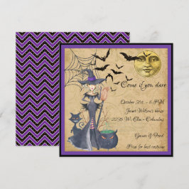 Komm, wenn du es wagst, Halloween-Party zu schreie Einladung