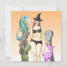 Komm, wie du Halloween-Einladung bist Einladung