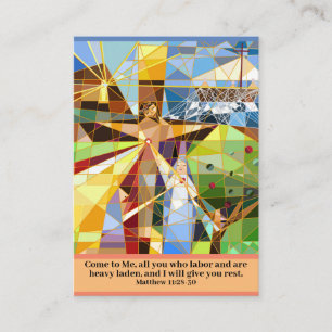 Komm zu Jesus-Gebetskarte Visitenkarte