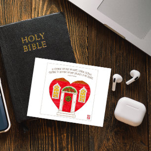 Komm zu meinem HERRN Jesus Inspiration Postkarte