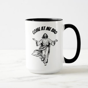 Komm zu mir Bro Funny Jesus Christlicher Biobarkaf Tasse