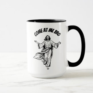 Komm zu mir Bro Funny Jesus Christlicher Biobarkaf Tasse