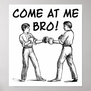 Komm zu mir Bro Funny Poster