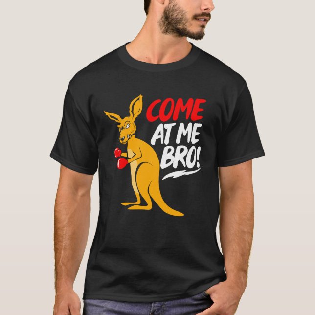Komm zu mir Bro Kangaroo T-Shirt (Vorderseite)