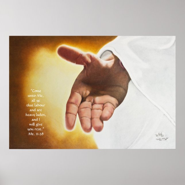 "Komm zu mir, Jesus, Kunstdrucke Poster (Vorne)