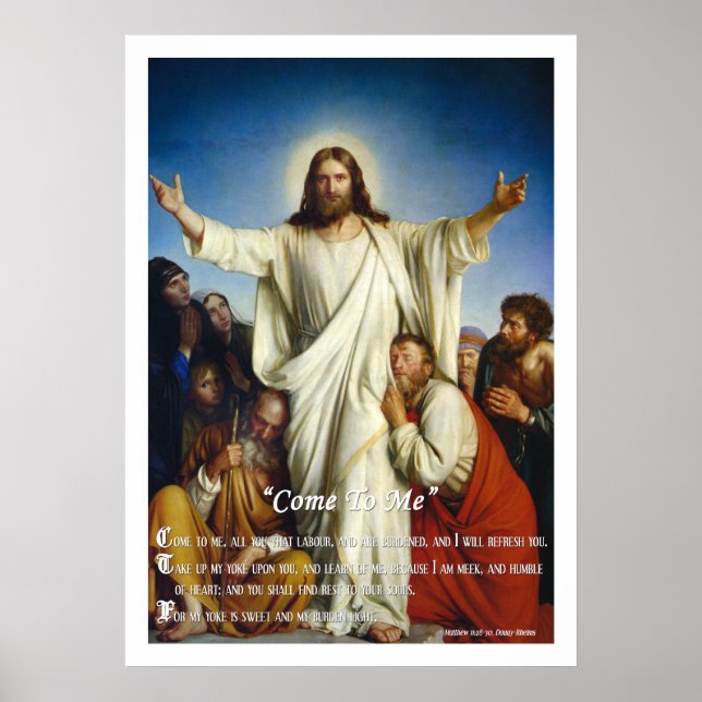 "Komm zu mir" Kundenposter Poster (Vorne)