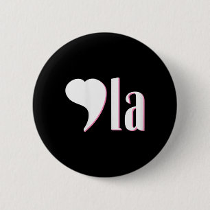 Komma La Kamala Harris Funny Democrat Support 2020 Button