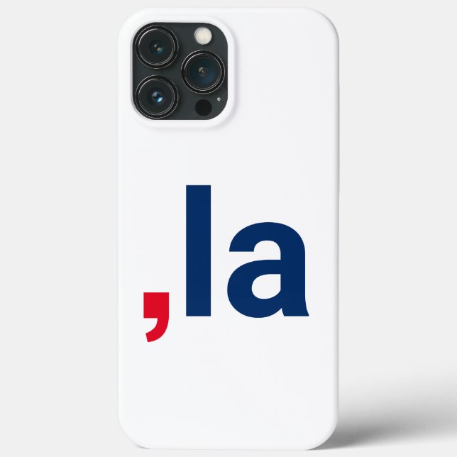 Komma La kamala lustige Aussprache patriotisch Case-Mate iPhone Hülle (Rückseite)