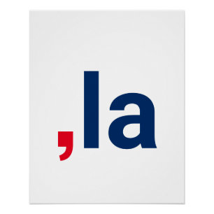 Komma La kamala lustige Aussprache patriotisch Poster