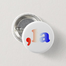 Komma La kamala rot-blaue Gradiententypografie Button