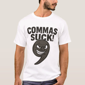 Komma, Redigieren, Redakteur, Buch T-Shirt