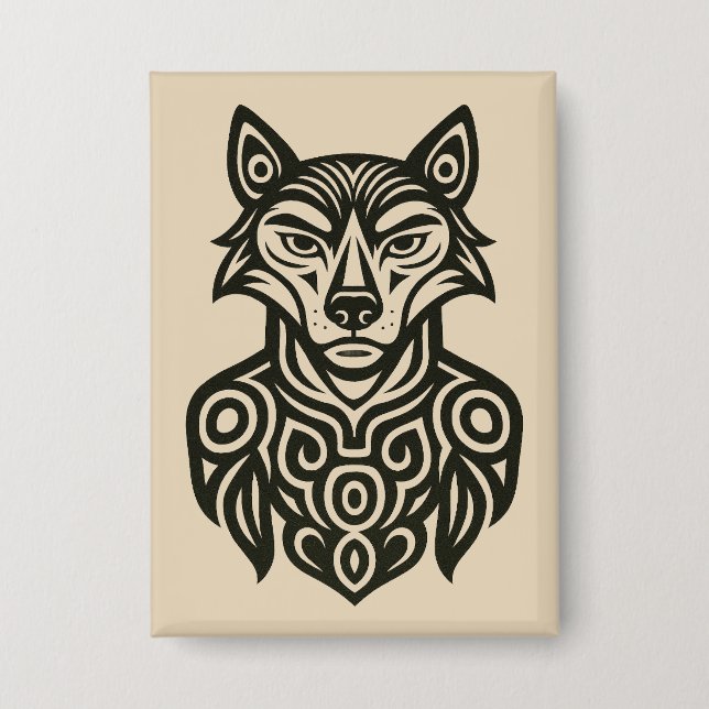 Kommandant Furry Button (Vorderseite)